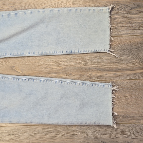 Mavi light wash Viola high rise slim straight leg cropped jeans size 27/29, NWT - Picture 4 of 15